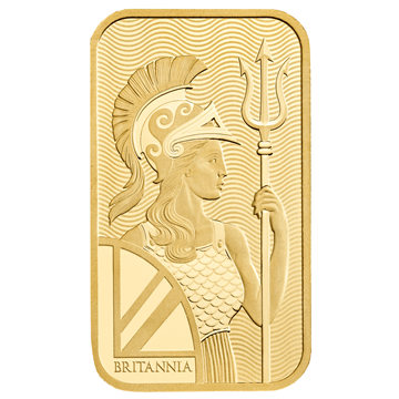 Certified 20g Gold Bar Royal Mint Britannia Bar