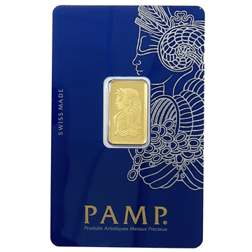 Certified 5g Gold Bar PAMP Suisse