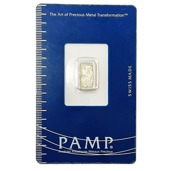 Certified Palladium 1g Bar - PAMP Suisse