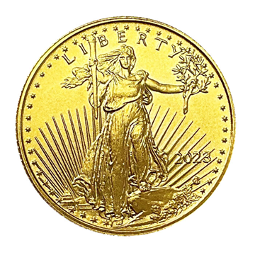 American 2023 1/10 Oz $5 Gold Eagle USA