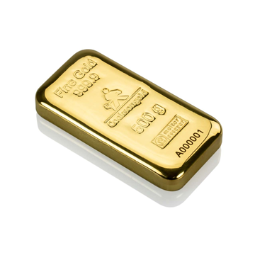 Cooksons Certified 500g Gold Bar