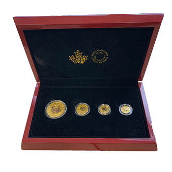 Commerative 4 Coin Maple set