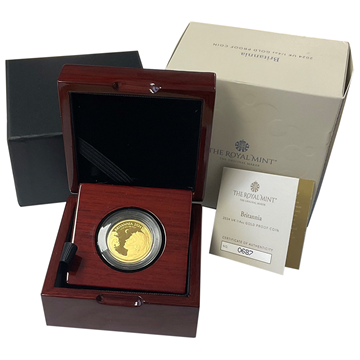 2024 Uk 1/4oz Gold Proof Britannia Coin