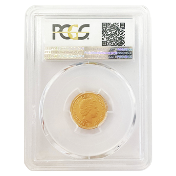 Graded PR70DCAM Gold Half Sovereign 2002