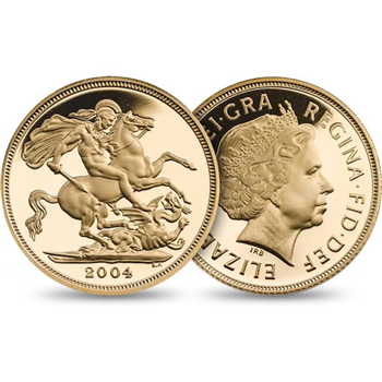 Gold Proof Sovereign 2004