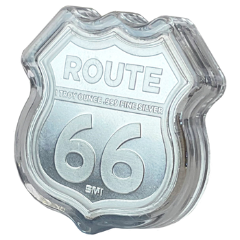1 Oz Silver Route 66 