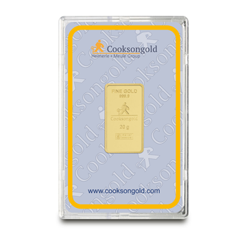 Cooksons Certified 20g Gold Bar