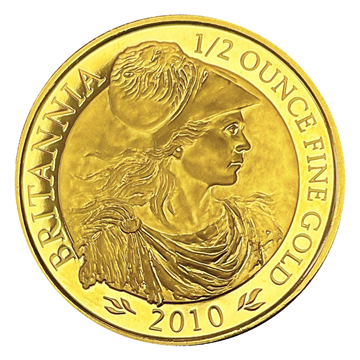 Best Value 1/2 Oz Gold Britannia - 22ct version 