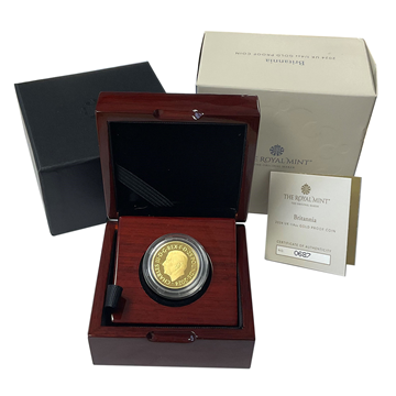 2024 Uk 1/4oz Gold Proof Britannia Coin