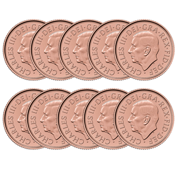 2025 Last of The Rose Gold Sovereign - 10 Coins