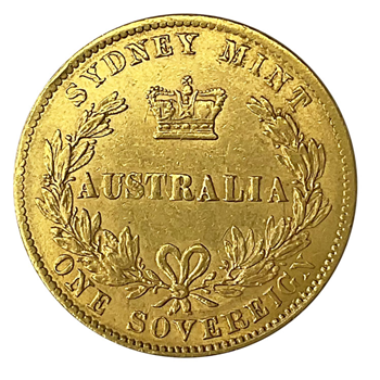 Gold Australia Sovereign 1867