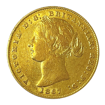 Gold Australia Sovereign 1867