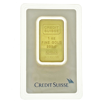 Certified 1 Oz Gold Bar Credit Suisse