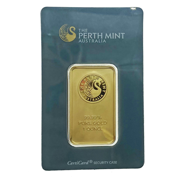 Certified 1 Oz Gold Bar Perth Mint