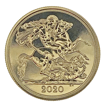 Gold Double Sovereign - Two Pound Coin 2020