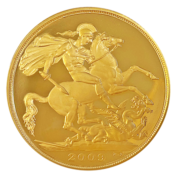 Gold Double Sovereign 2009 Loose Proof 