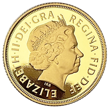 Gold Double Sovereign 2010 Loose Proof 