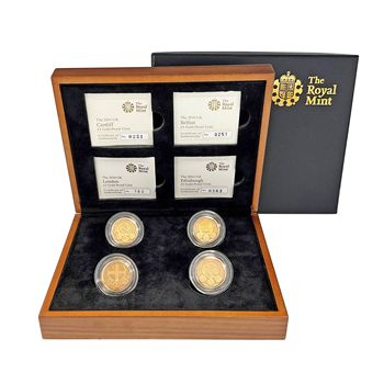 Gold Four Coin Proof £1 Collection - 2010 - 2011 