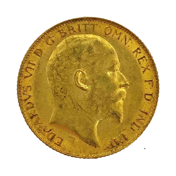 Gold Half Sovereign - Edward VII 1910 London