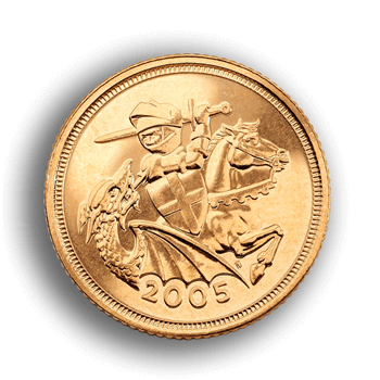 Gold Half Sovereign 2005