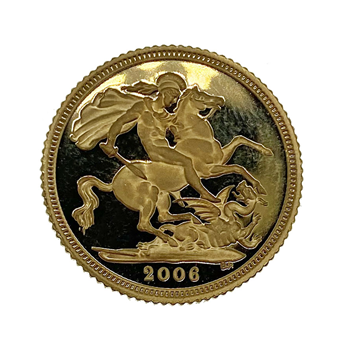 Gold Half Sovereign 2006- Loose Proof Coin