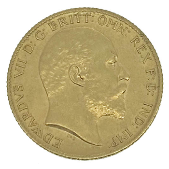 Gold Half Sovereign Edward VII