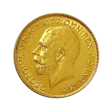 Gold Half Sovereign George V