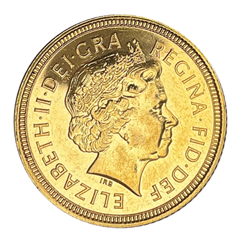 Gold Half Sovereign-Elizabeth II 2001