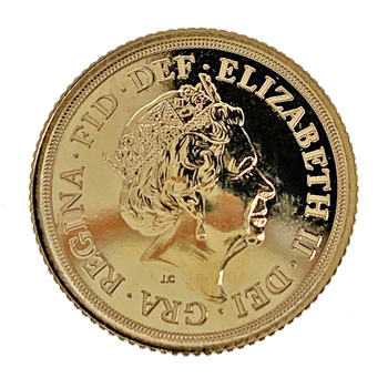 Gold Half Sovereign-Elizabeth II 2021 London