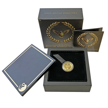 Gold Proof 1/4 Oz 75th Anniversary WWII