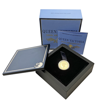 Gold Proof 1/4 Oz Queen Victoria