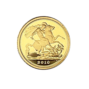 Gold Quarter Sovereign 2010 Loose Proof