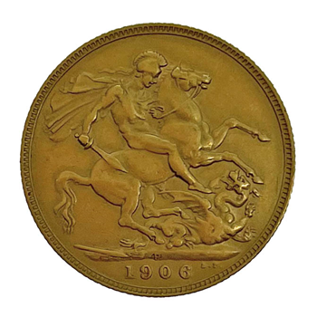 Gold Sovereign - Edward   1906 Perth