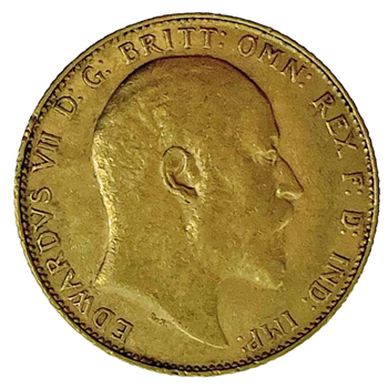 Gold Sovereign - Edward VII  - 1907