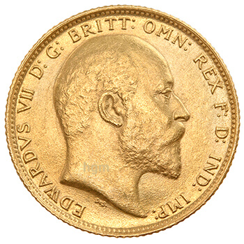 Gold Sovereign - Edward VII