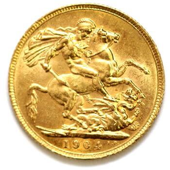 Gold Sovereign - Edward VII 1904