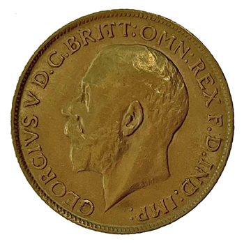 Gold Sovereign - George V- 1911