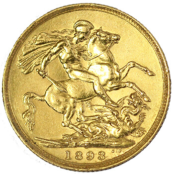 Gold Sovereign - Jubilee Victoria 1893