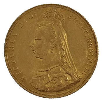 Gold Sovereign - Victoria Jubilee Head 1887 London