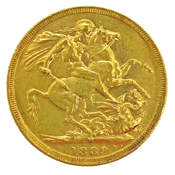 Gold Sovereign - Victoria Jubilee Head 1889