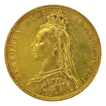 Gold Sovereign - Victoria Jubilee Head 1889