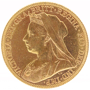 Gold Sovereign - Victoria Old Head 1897