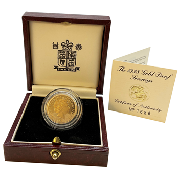 Gold Sovereign 1998 Proof Coin