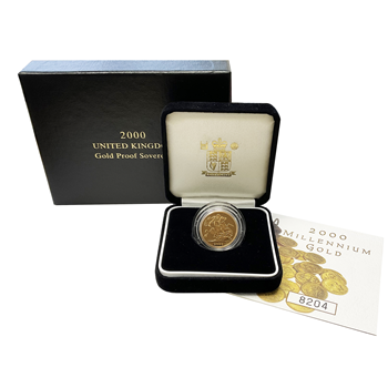 Gold Sovereign 2000 Proof Coin