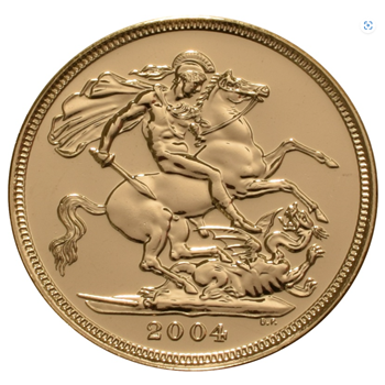 Gold Sovereign 2004