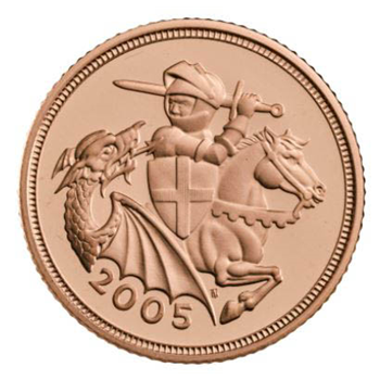 Gold Sovereign 2005