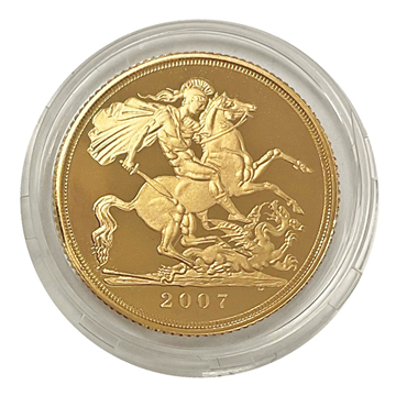 Gold Sovereign 2007 Loose Proof Coin