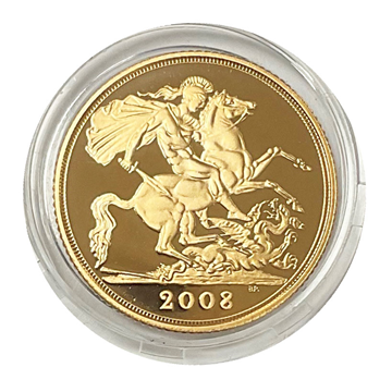 Gold Sovereign 2008 Loose Proof Coin