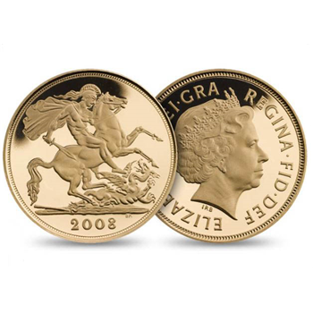 Gold Sovereign 2008 Proof Coin