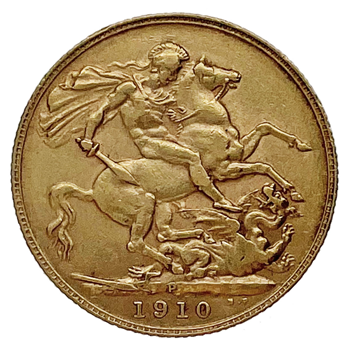 Gold Sovereign Edward VII 1910 Perth Mint